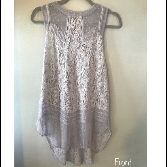 Lace Free People Tunic - Picture 1 of 6